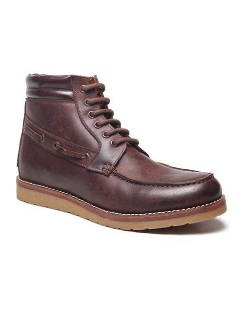 brown lace up ankle boots - 17913118 - Very Small Image - 1