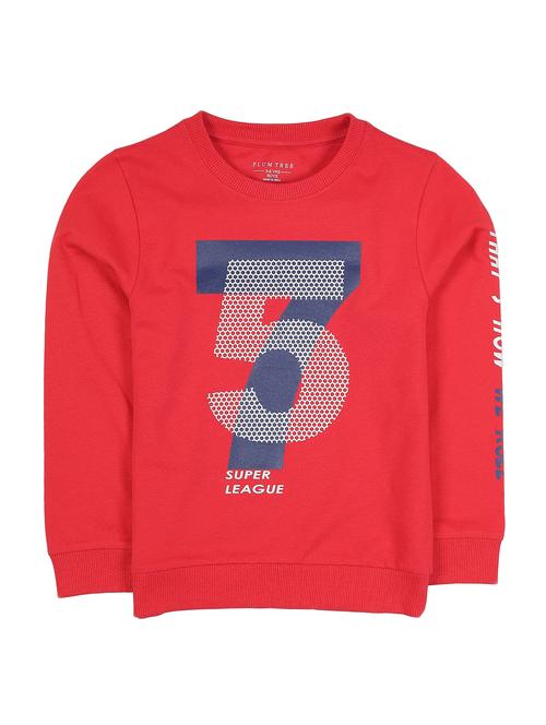 front print crew neck sweatshirt - 17914030 - Very Small Image - 1