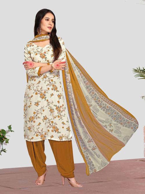 vishwam mustard color digital prints crepe  - 17922596 - Very Small Image - 1