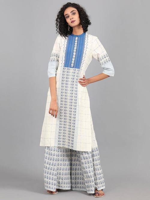 women's straight kurta - 17924909 - Very Small Image - 1