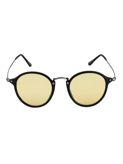 moon-x by ted smith in black frame with round candy yellow sunglass - 17925483 - Very Small Image - 1
