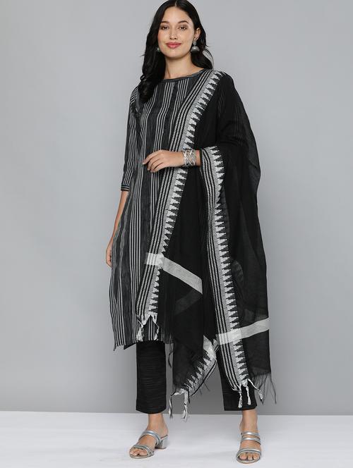 striped unstitched suit - 17927230 - Very Small Image - 1