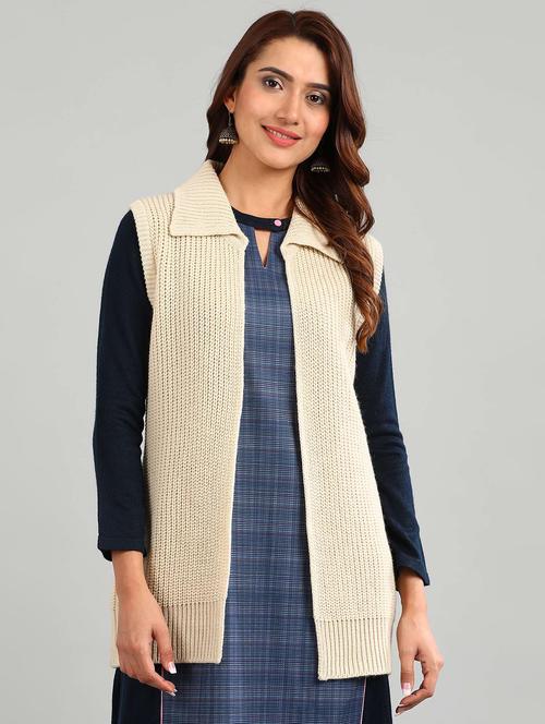 beige cardigan - 17928289 - Very Small Image - 1