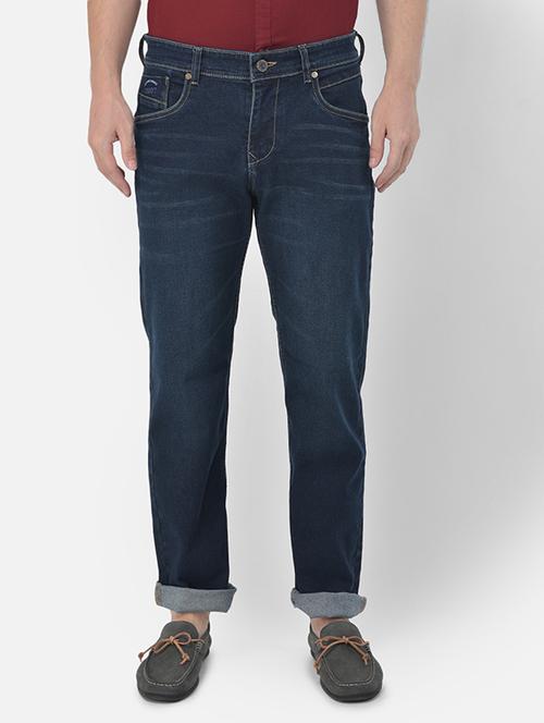 dark blue light washed denim jeans - 17928831 - Very Small Image - 1