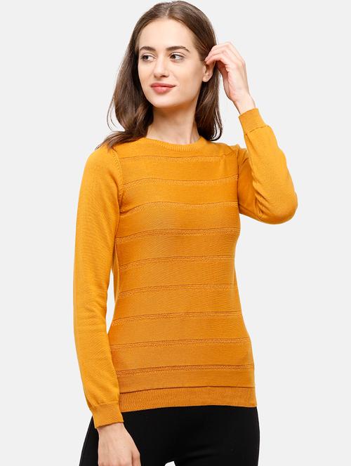 round neck textured pullover - 17929357 - Very Small Image - 1