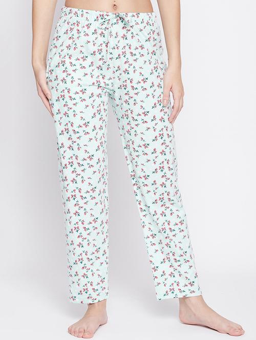 drawstring waist printed  pajama - 17930118 - Very Small Image - 1