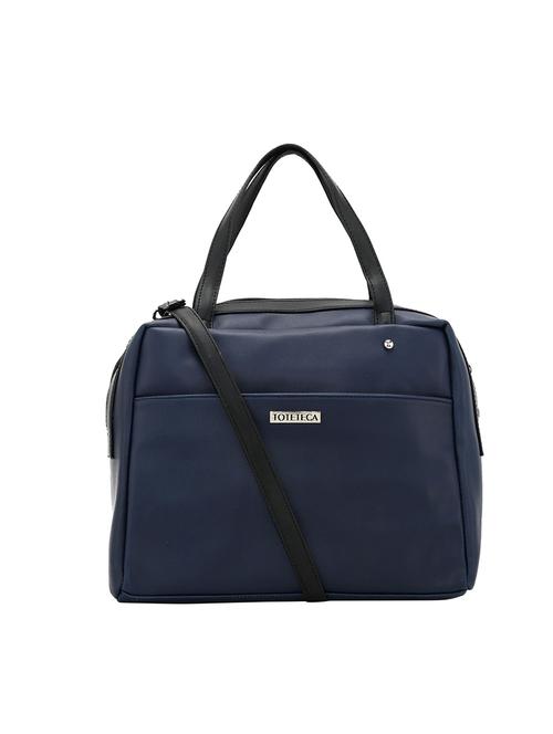 blue leatherette (pu) handbag - 17930331 - Very Small Image - 1