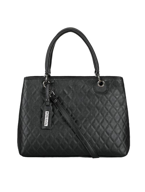 black leatherette (pu) handbag - 17930403 - Very Small Image - 1
