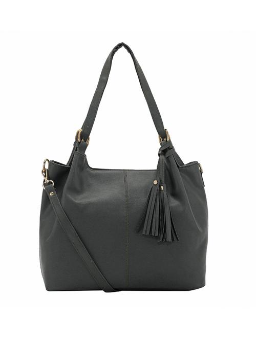 green leatherette (pu) handbag - 17930487 - Very Small Image - 1