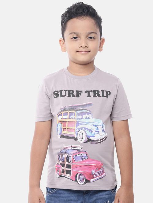 round neck graphic  t-shirt - 17933256 - Very Small Image - 1