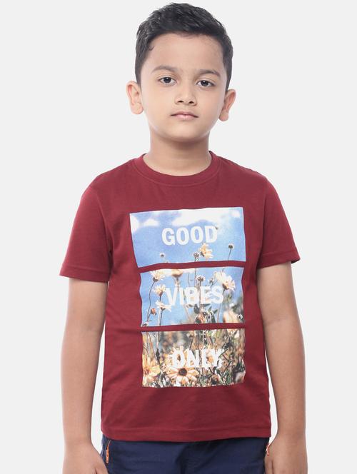 red graphic print t-shirt - 17933260 - Very Small Image - 1