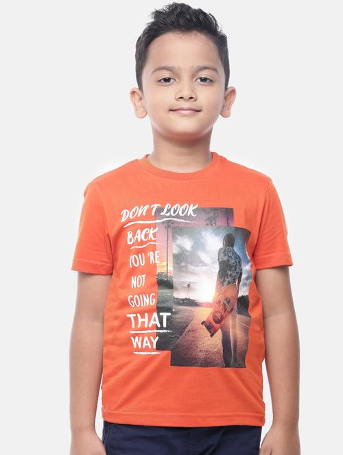 round neck graphic  t-shirt - 17933262 - Very Small Image - 1