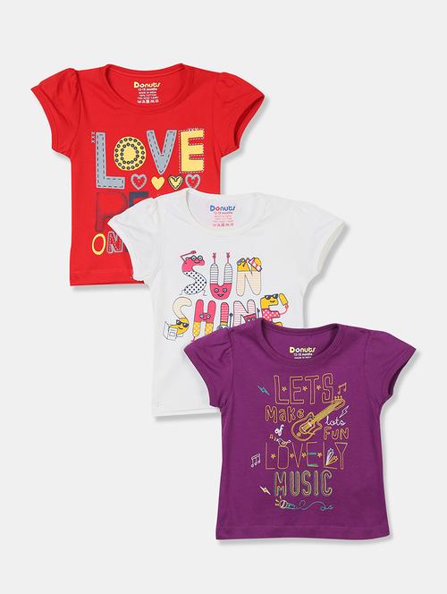 set of 3 printed tee - 17934442 - Very Small Image - 1