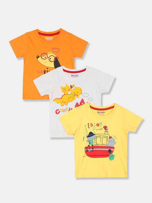 set of 3 printed t-shirt - 17935098 - Very Small Image - 1