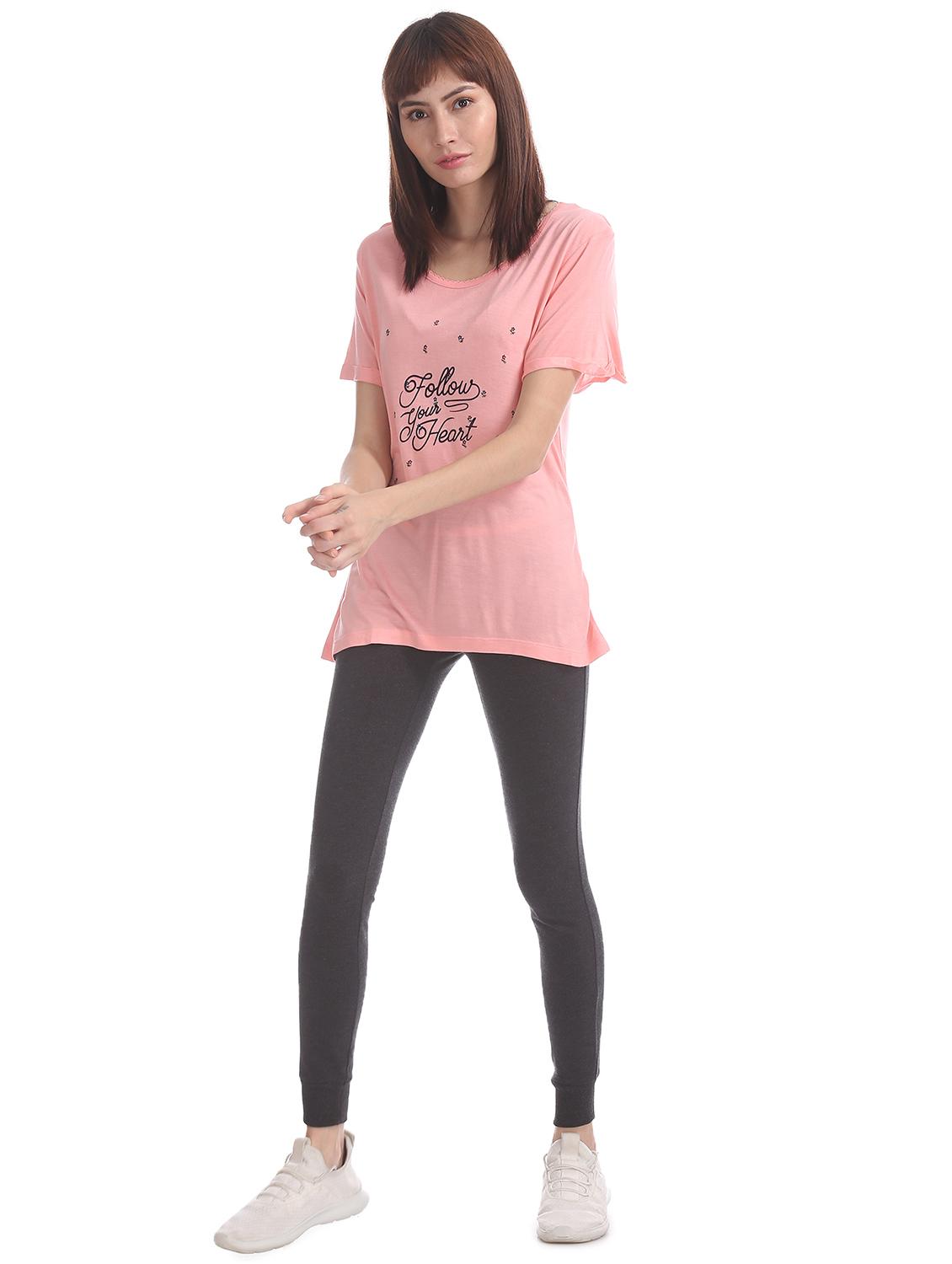 women's straight round neck top - 17935561 - Zoom Image - 3