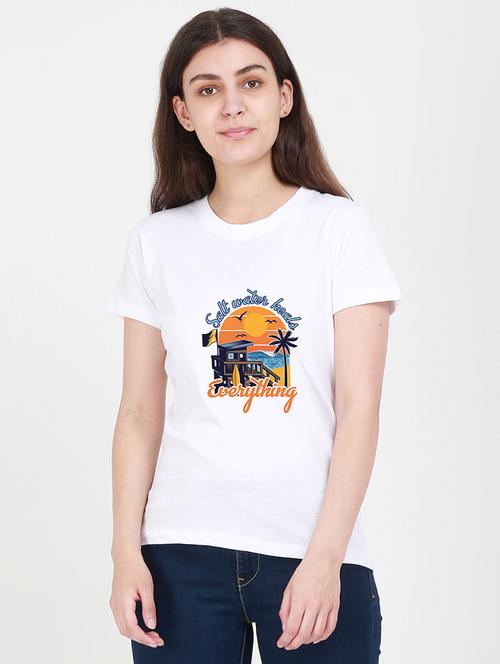 round neck graphic tee  - 17938100 - Very Small Image - 1