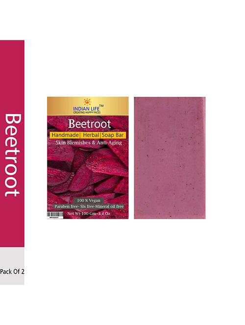 natural skin smoothing beetroot handmade soap - 17939312 - Very Small Image - 1