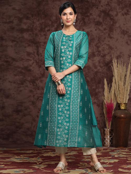 women's a-line kurta - 17948121 - Very Small Image - 1