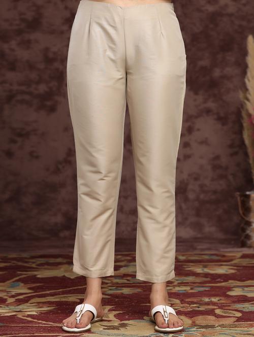 women solid tapered pant - 17948293 - Very Small Image - 1