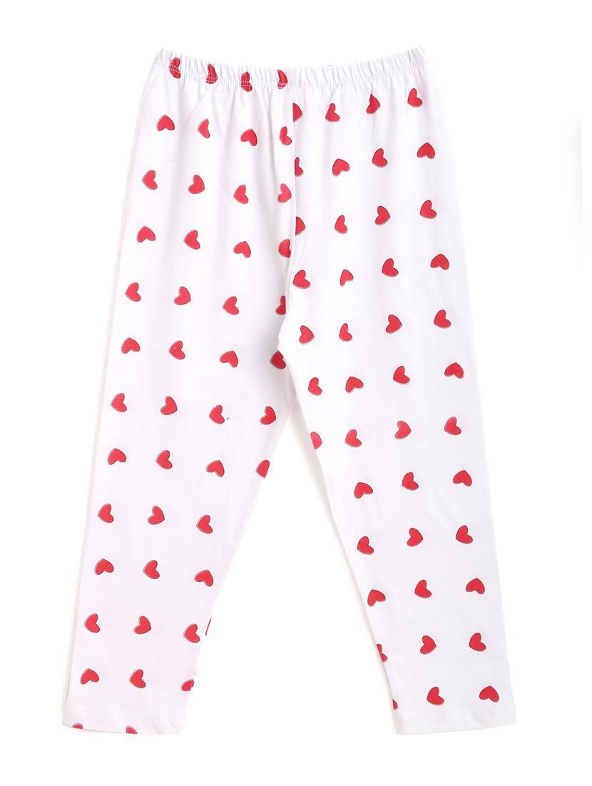 round neck printed nightwear pajama set - 17948383 - Zoom Image - 2