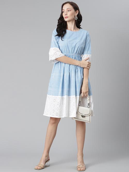 women's  striped dress - 17948490 - Very Small Image - 1