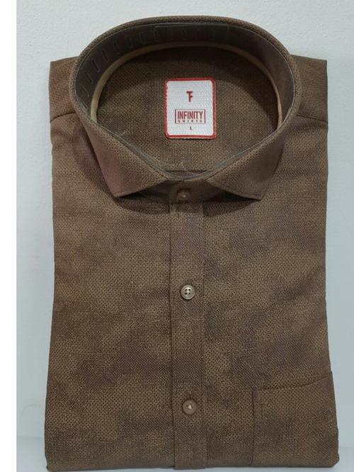 yellow cotton casual shirt - 17949407 - Very Small Image - 1