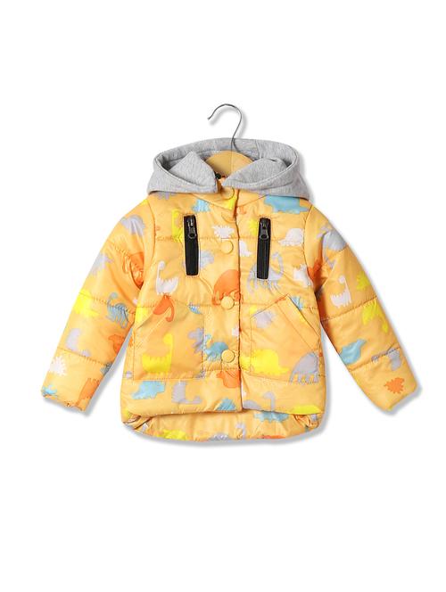 yellow printed jacket  - 17950563 - Very Small Image - 1