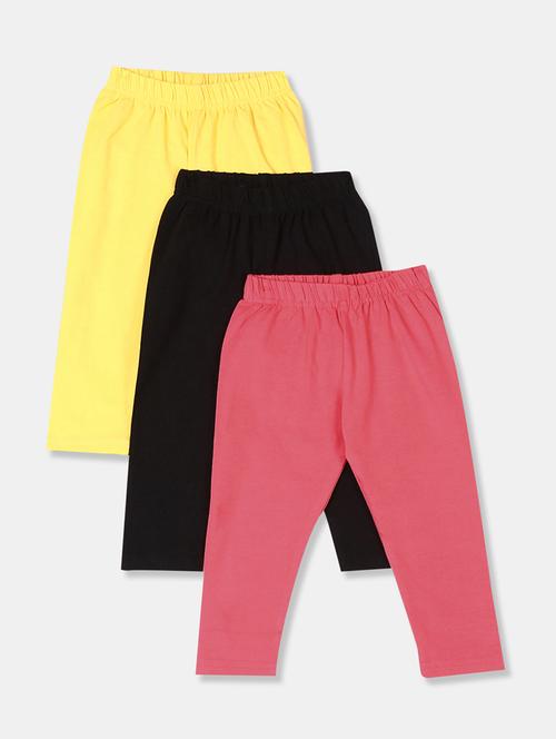 set of 3 multi colored solid legging - 17951189 - Very Small Image - 1