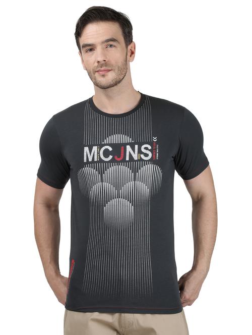 grey printed t-shirt - 17952690 - Very Small Image - 1