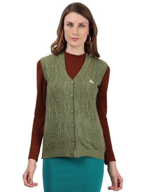 v neck solid cardigan - 17953006 - Very Small Image - 1