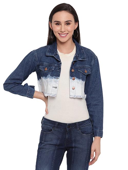 frayed hem cropped summer jacket - 17953777 - Very Small Image - 1