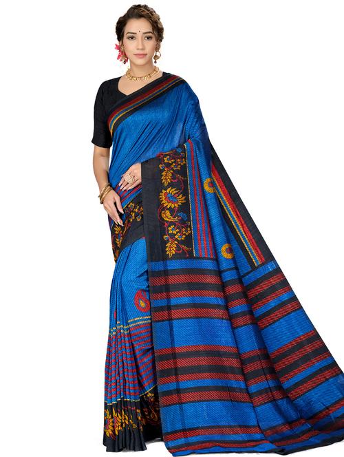 floral printed saree - 17953913 - Very Small Image - 1