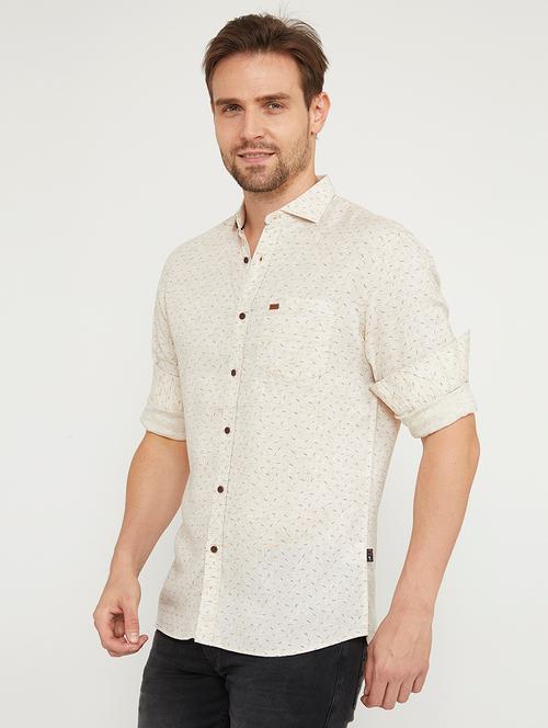 off white printed casual shirt - 17956449 - Very Small Image - 1