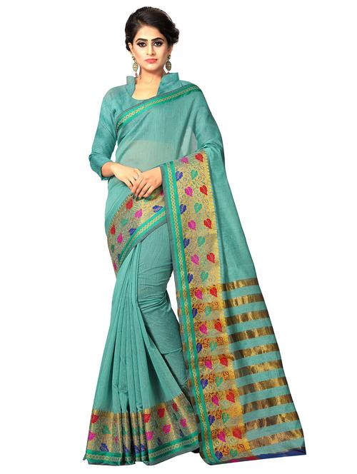 jacquard work woven saree - 17958682 - Very Small Image - 1