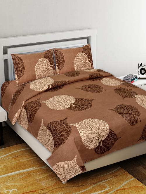 jaipurfabric bedsheet gentle feel premium poly cotton double bedsheet - 17959436 - Very Small Image - 1