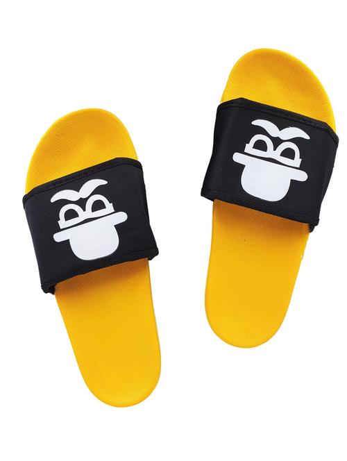 yellow rubber slip on flip flops - 17959752 - Very Small Image - 1