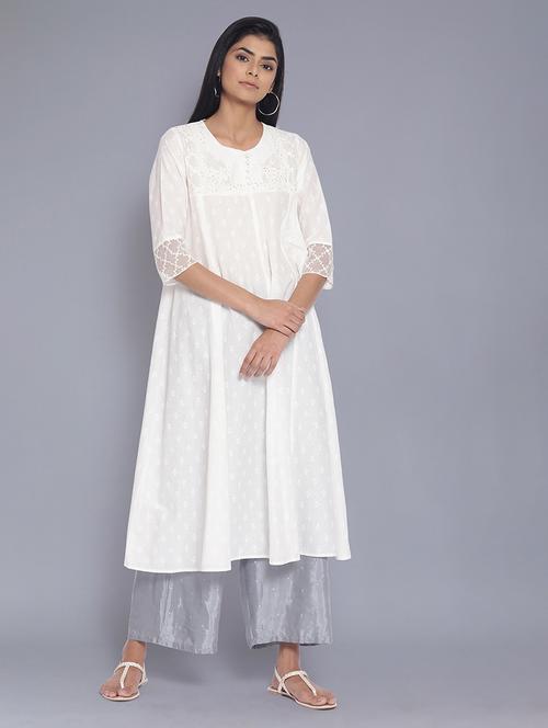 women's flared kurta - 17960366 - Very Small Image - 1