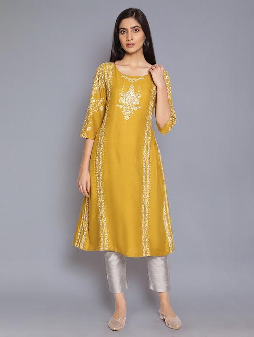women's a-line kurta - 17960424 - Very Small Image - 1