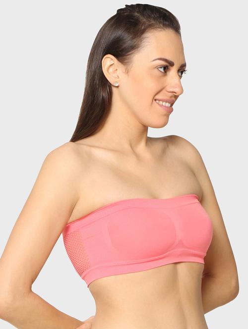 pink solid tube bra - 17963078 - Very Small Image - 1