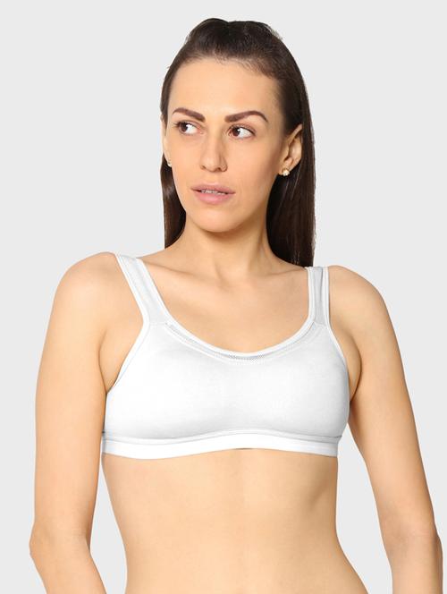 white solid sports bra  - 17963242 - Very Small Image - 1