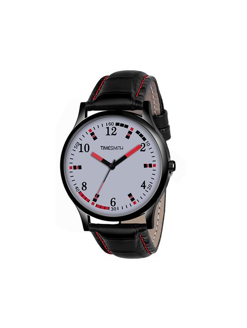 timesmith black leather white dial watch for men ctc-005mos - 17963858 - Very Small Image - 1