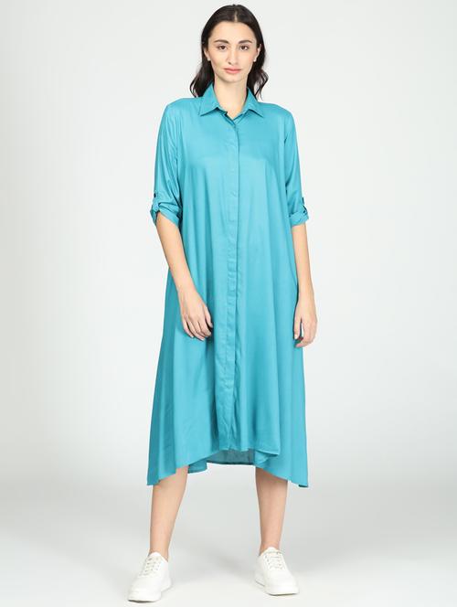 women's  solid dress - 17964868 - Very Small Image - 1