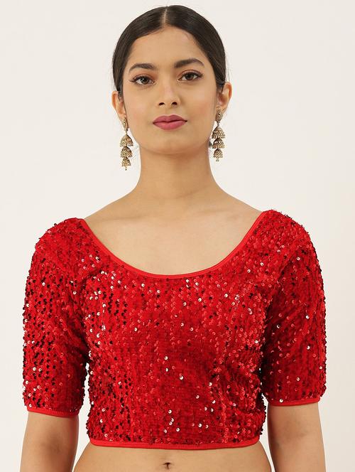 red sequined blouse - 17964963 - Very Small Image - 1