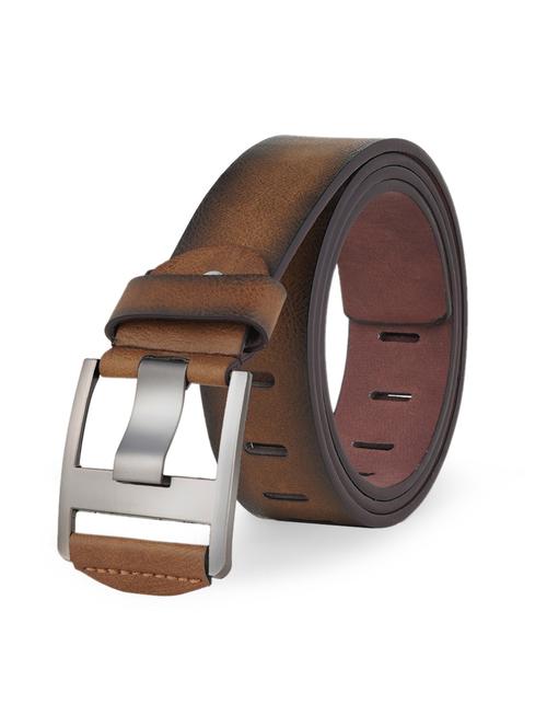 brown leatherette belt - 17967202 - Very Small Image - 1