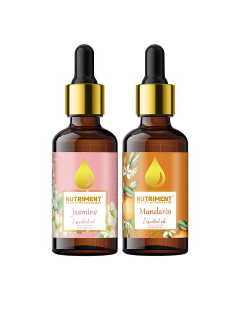 nutriment jasmine & mandarin essential oil, 15ml each (combo of 2) - 17968029 - Very Small Image - 1
