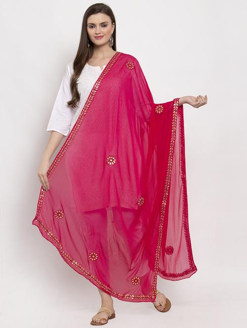  gota work dupatta - 17970398 - Very Small Image - 1