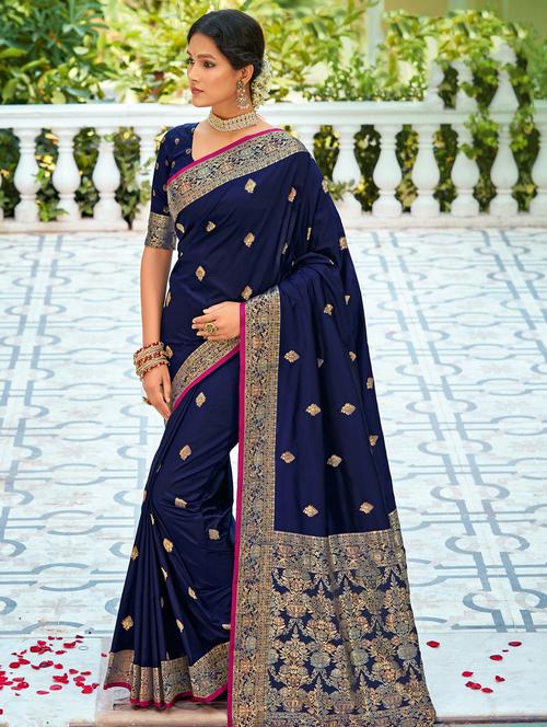 ethnic motifs woven saree - 17970755 - Very Small Image - 1