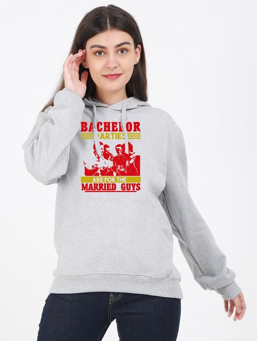 hooded neck graphic sweatshirt - 17971212 - Very Small Image - 1