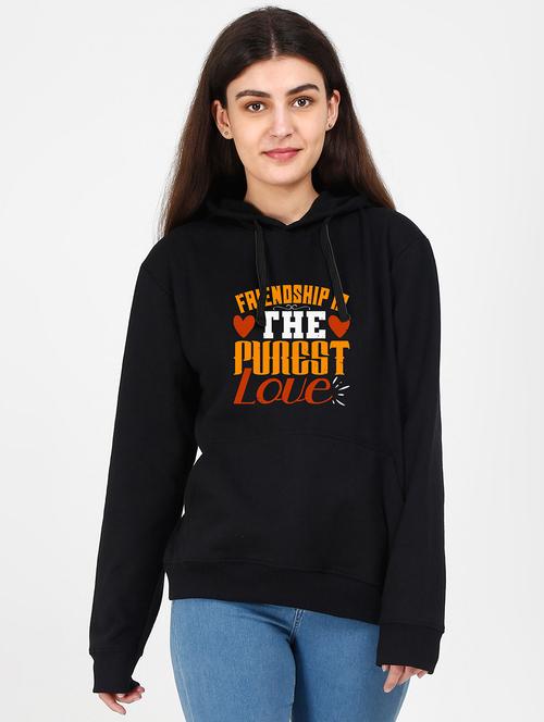 hooded neck graphic sweatshirt - 17971337 - Very Small Image - 1