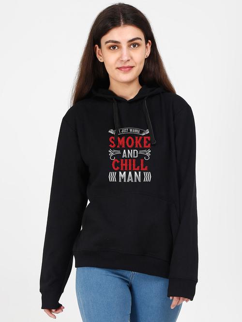 hooded neck graphic sweatshirt - 17971383 - Very Small Image - 1